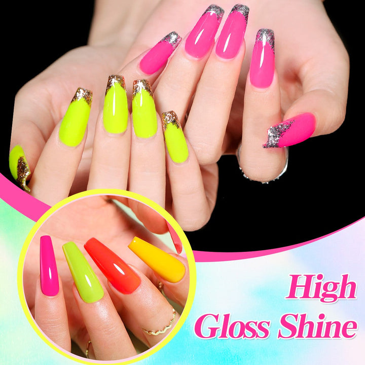 RISYAL 15ml Gel Nail Polish Set ( 12 Color /Fluorescent series) - 我的商店
