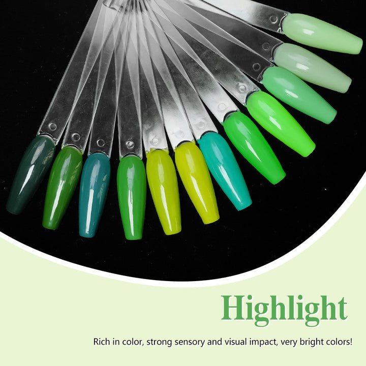 RISYAL 15ml Gel Nail Polish Set ( 12 Color /Green Series) - 我的商店