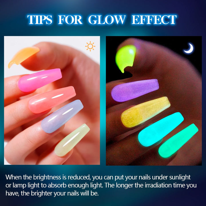 RISYAL 15ml Gel Nail Polish Set ( 12 Color /Luminous series) - 我的商店