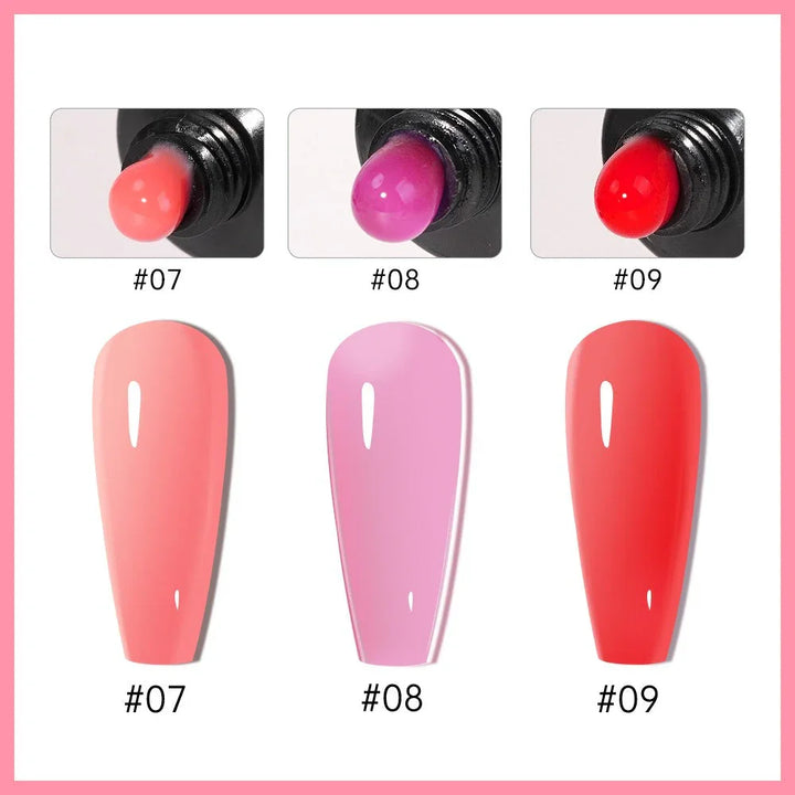 RISYAL 15ml Poly gel 3 colors nail kit (11Pcs/ RL2225-3) - 我的商店