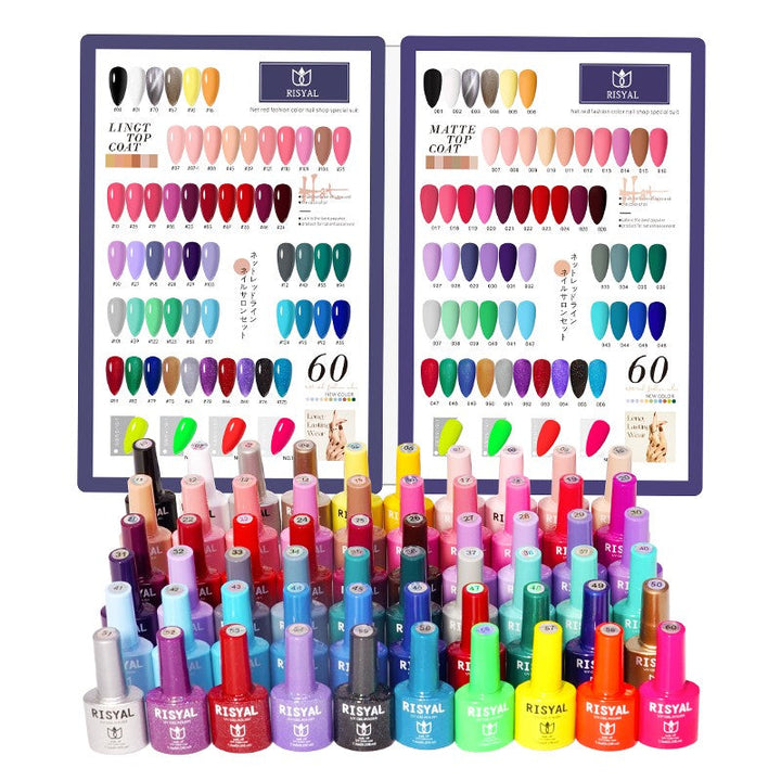 RISYAL 60 color Gel Nail Polish Set(7.3ml-RL2239) - 我的商店
