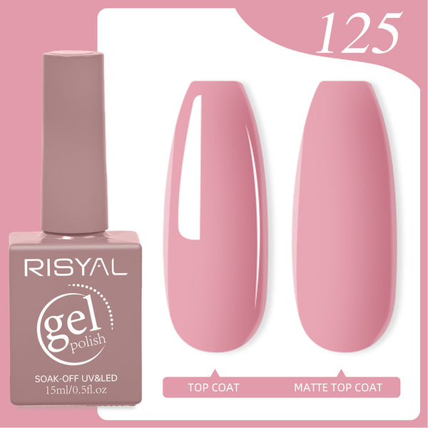 Risyal Flamingo Gel Nail Polish 15ML Nail Art Manicu Salon DIY Design at Home