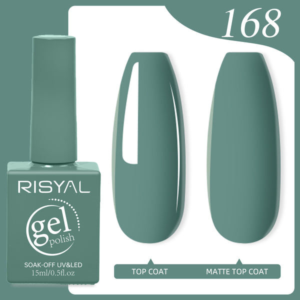 Risyal Hooker’s Green Gel Nail Polish 15ML Nail Art Salon DIY Design at Home