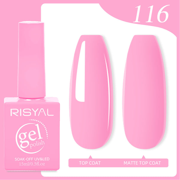 Risyal Lavender rose Gel Nail Polish 15ML Nail Art  Salon DIY Design at Home