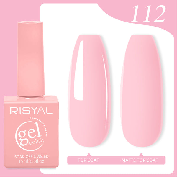 Risyal Piggy pink Gel Nail Polish 15ML Nail Art Mani Salon DIY Design at Home