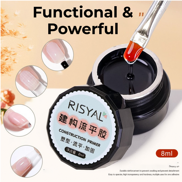 RISYAL 8ml Builder Gel Nail Enhancement Gel for Beginners & DIY Salon Manicurist Women